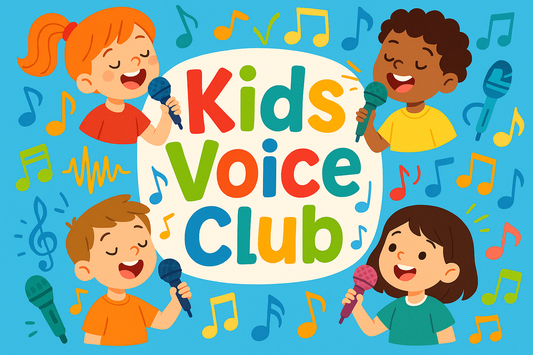 "Kids Voice Club", Es soll wircklich das stehen udn ein schönes passendes bild für mein produkt 